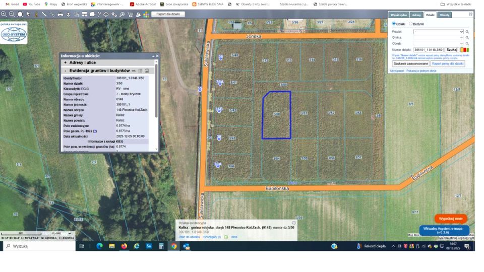 Działka budowlana Kalisz