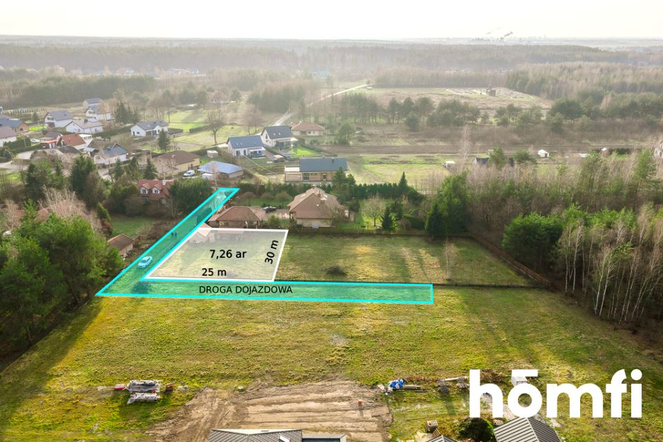 Ogrodzona działka sprzedam