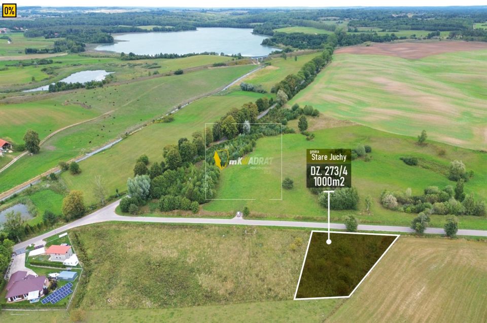 Pusta działka Skomack Wielki