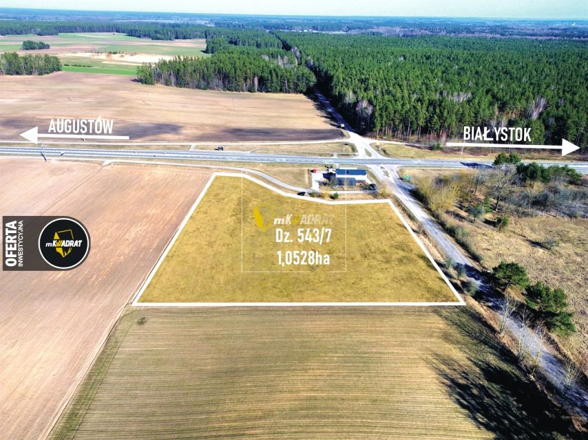 Działka inwestycyjna Cisów