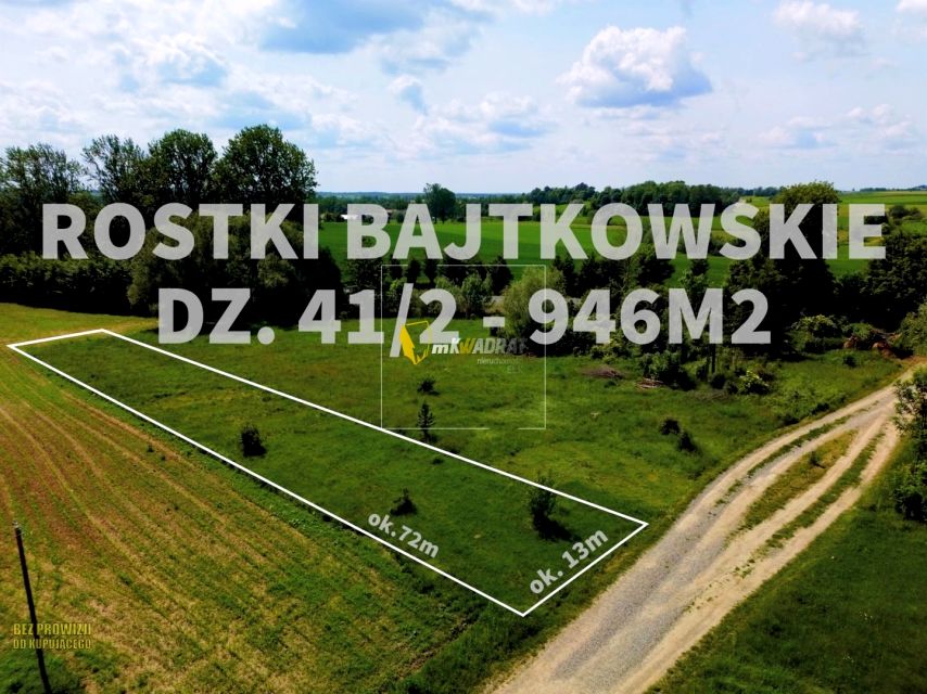 Pusta działka Rostki Bajtkowskie