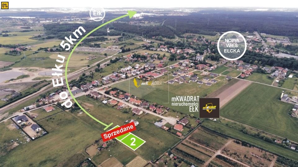 Działka budowlana Nowa Wieś Ełcka