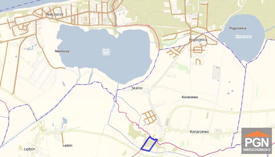 Działka leśna Pogorzelica