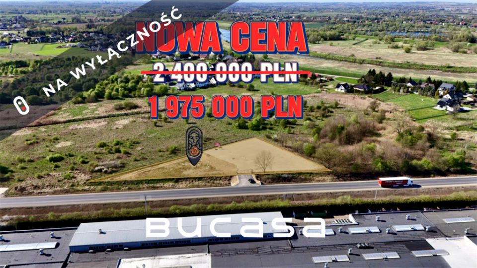 Działka inwestycyjna Niepołomice