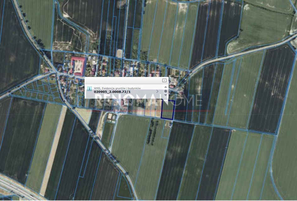 Działka budowlana Księginice