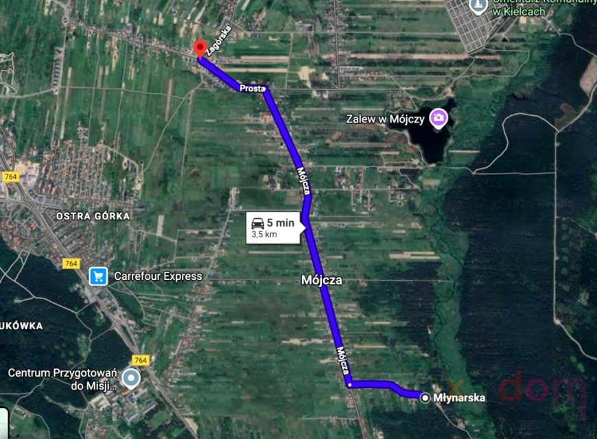 Działka budowlana Mójcza