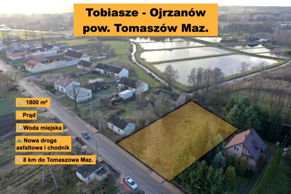 Działka budowlana Tobiasze sprzedam