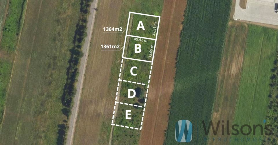 Działka usługowa Cząstków Mazowiecki