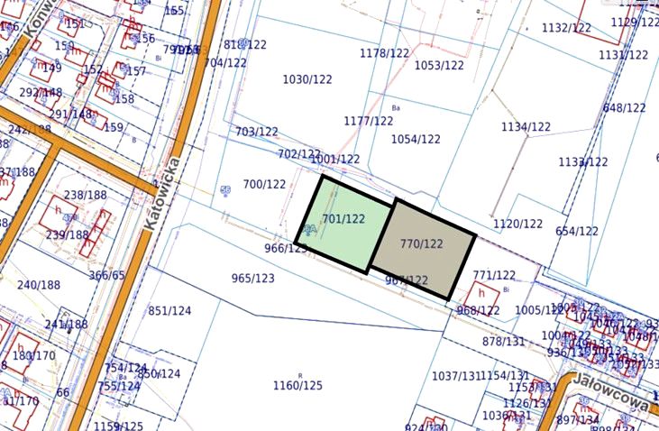 Działka usługowa Tychy