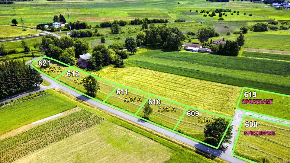 Działka budowlana Wojaszówka