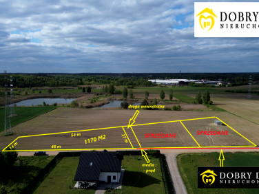 Działka budowlana Brończany sprzedam