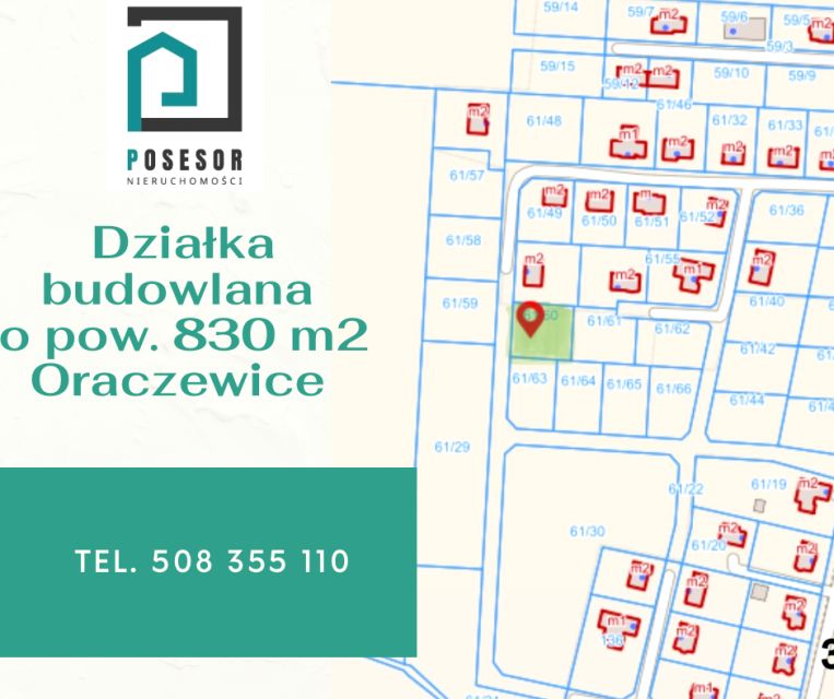 Działka budowlana Oraczewice