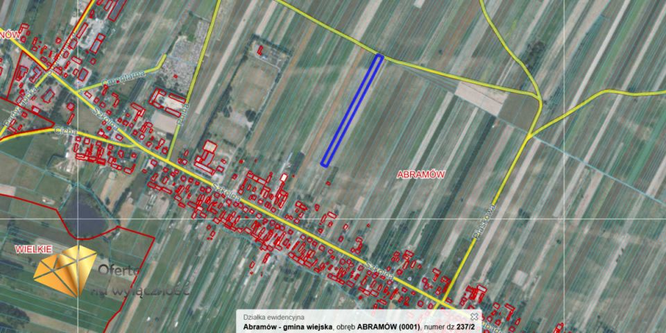 Działka rolna Abramów