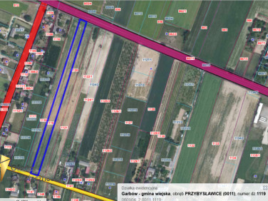 Działka budowlana Przybysławice