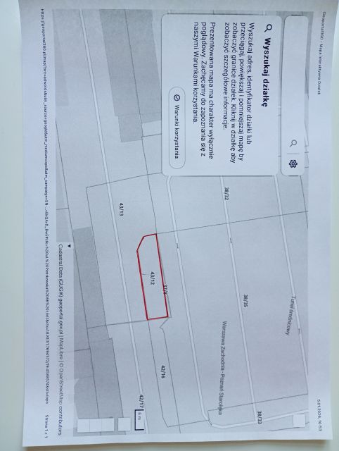 Działka inwestycyjna Łódź