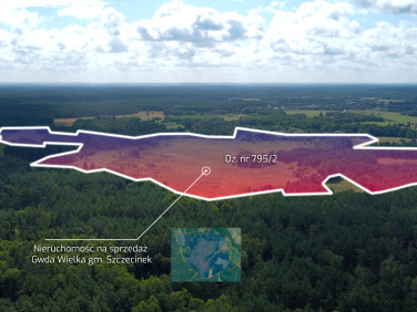 Działka rolna Gwda Wielka