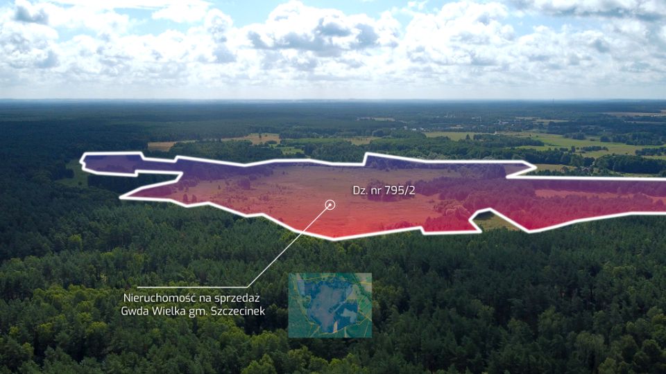 Działka rolna Gwda Wielka