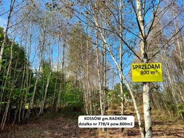 Działka budowlana Kossów