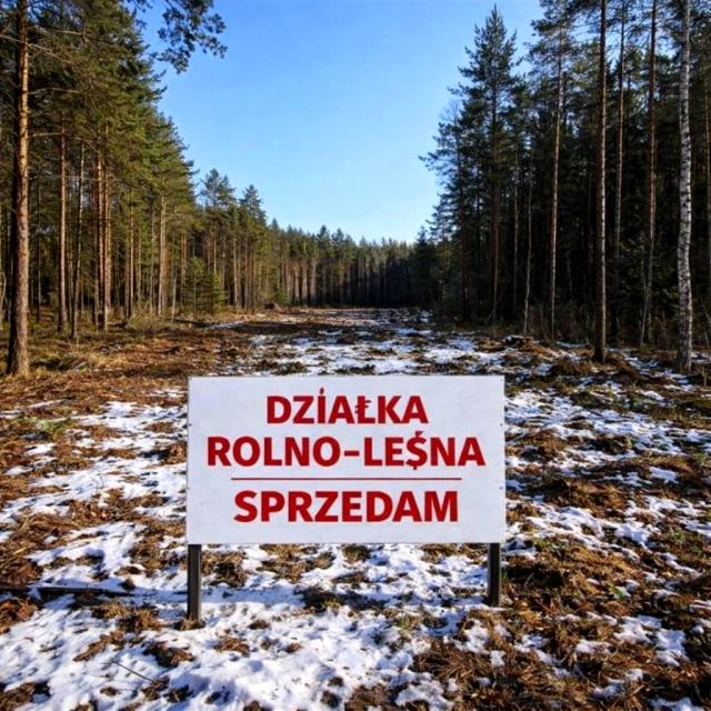 Działka leśna Skaryszew