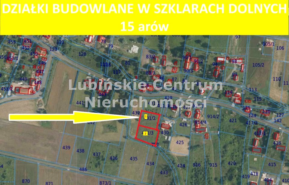 Działka Szklary Dolne