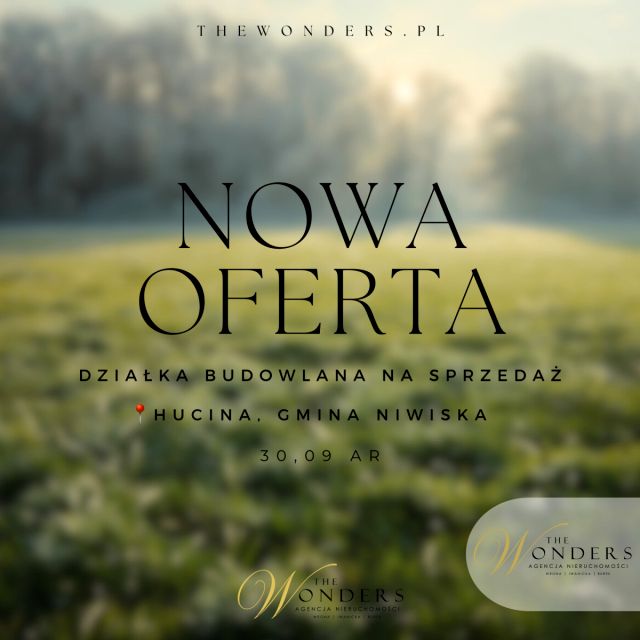 Działka budowlana Hucina