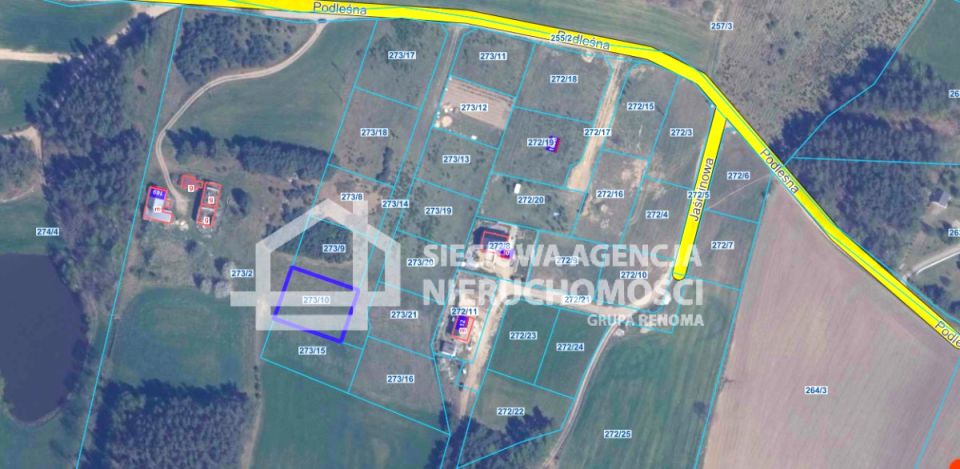 Działka przy lesie