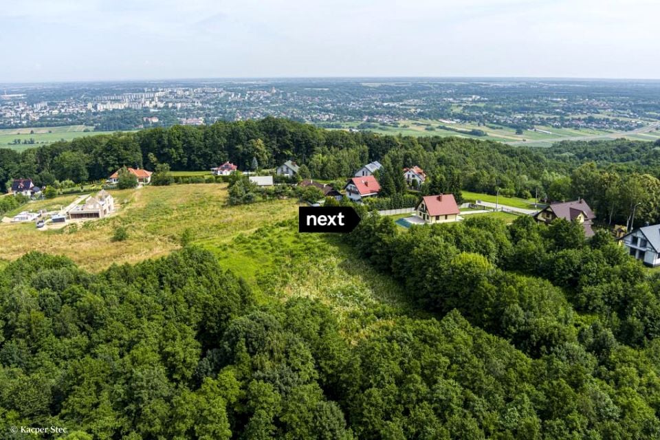 Działka przy lesie