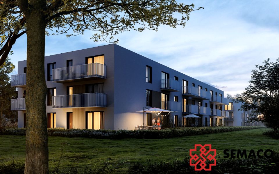 Mieszkanie blok mieszkalny przy lesie