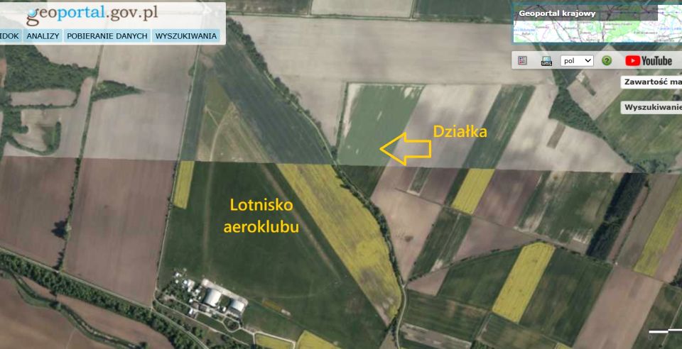 Działka rolna Szymanów