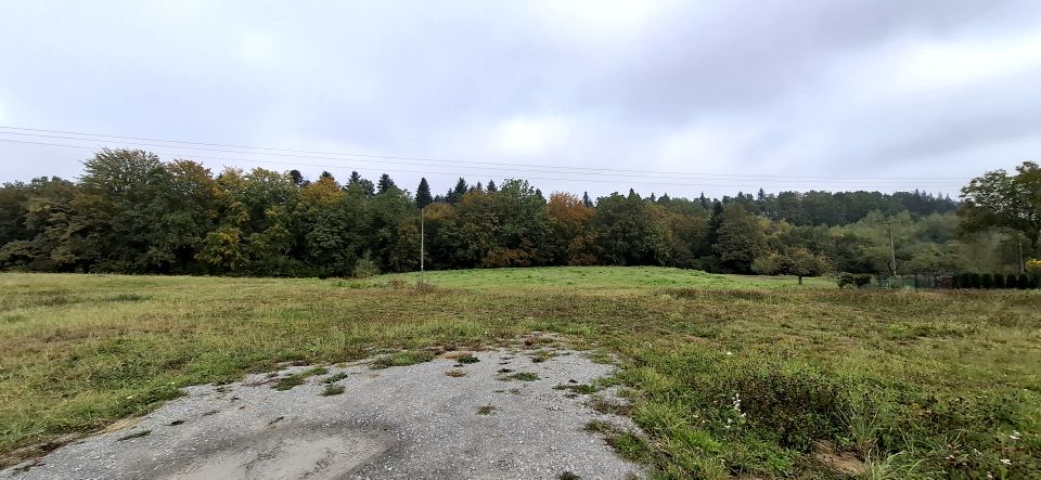 Działka inwestycyjna Zagórz