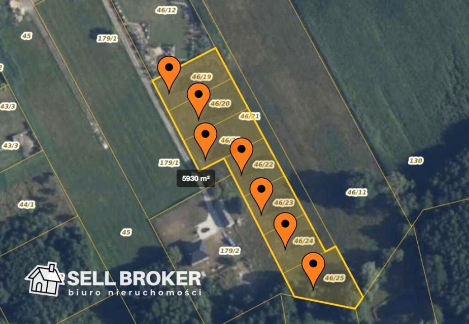 Działka budowlana Anielew