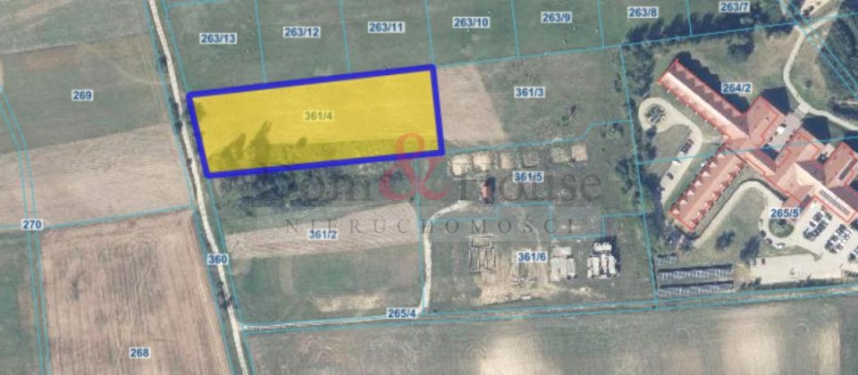 Działka usługowa Jora Wielka