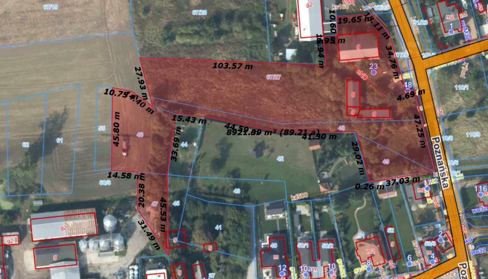 Działka budowlana Starzyny