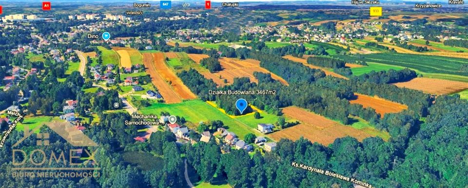 Działka inwestycyjna Radlin