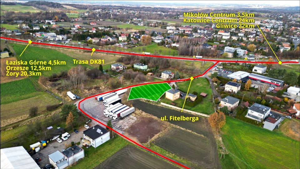 Działka budowlana Mikołów