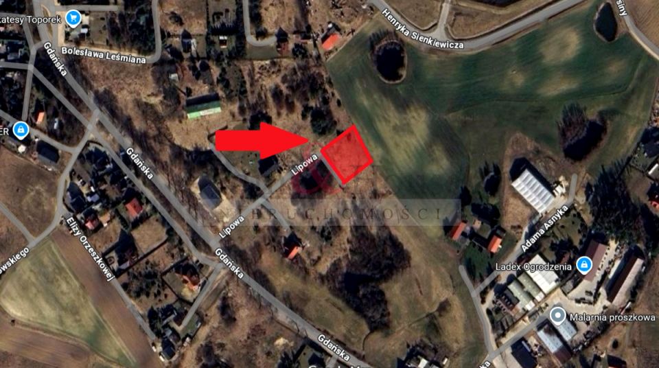 Działka usługowa Kamień