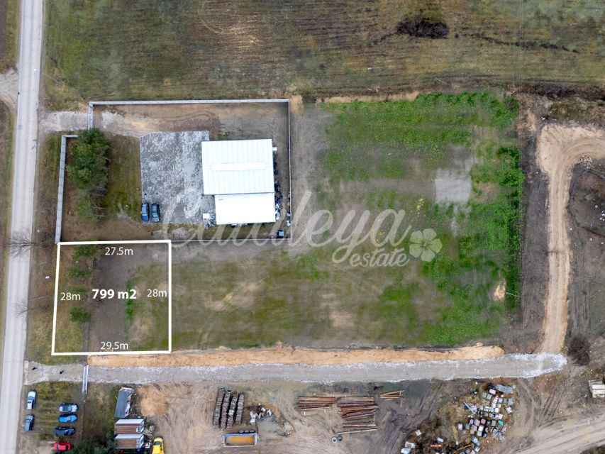 Działka usługowa Krusze