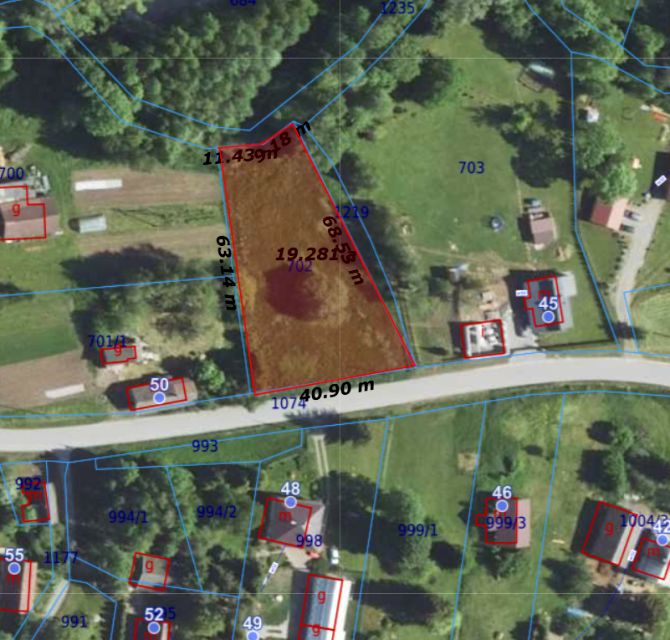 Działka Łęki Strzyżowskie