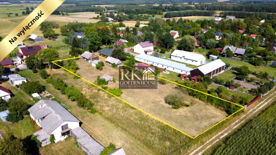 Ogrodzona działka sprzedam