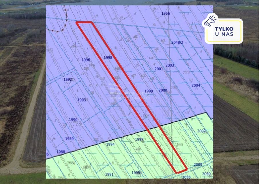 Działka inwestycyjna Rzezawa