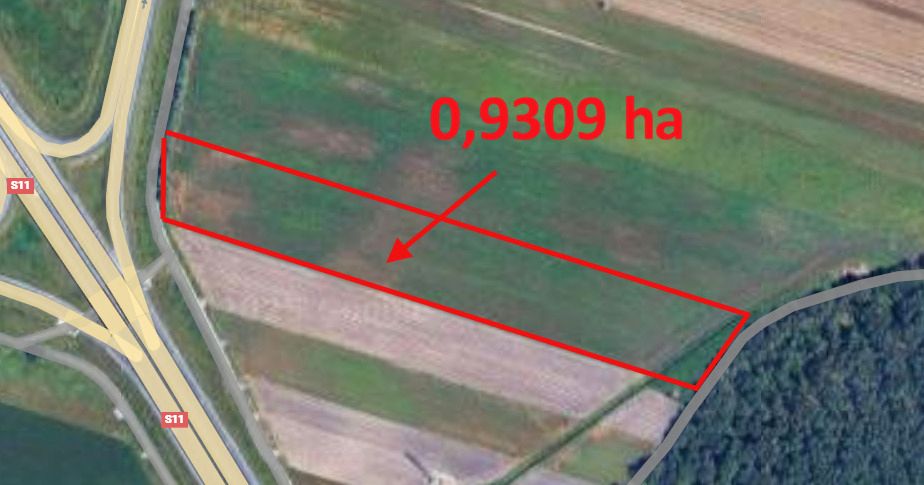 Działka inwestycyjna Ostrów Wielkopolski