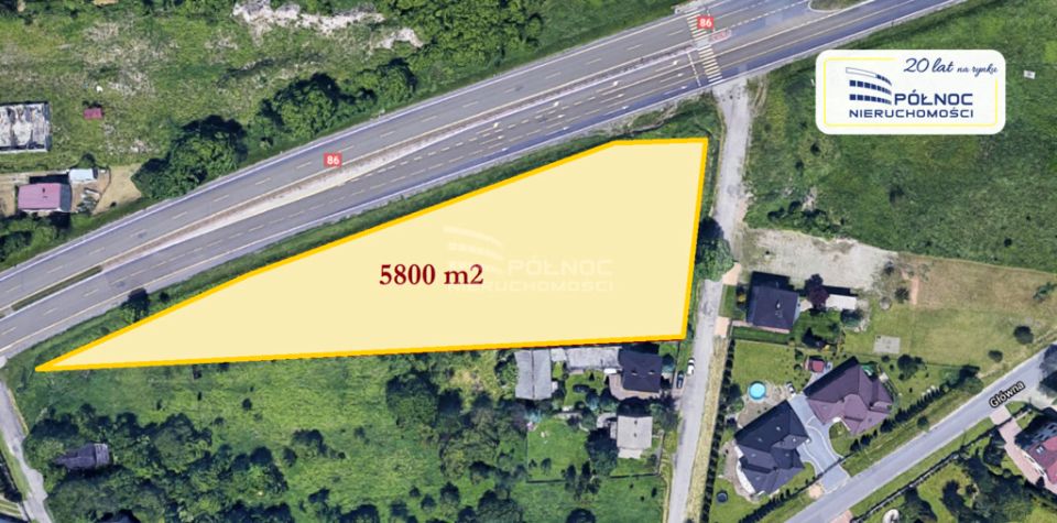 Działka usługowa Sarnów