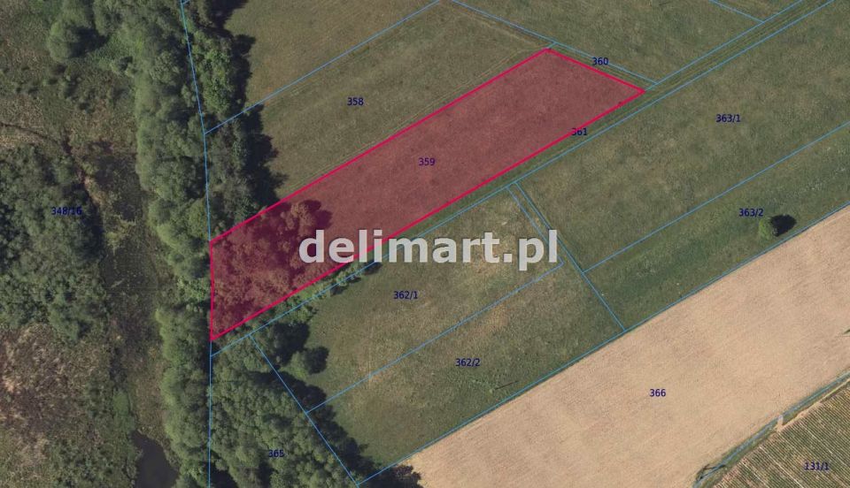 Działka rolna Bykowce