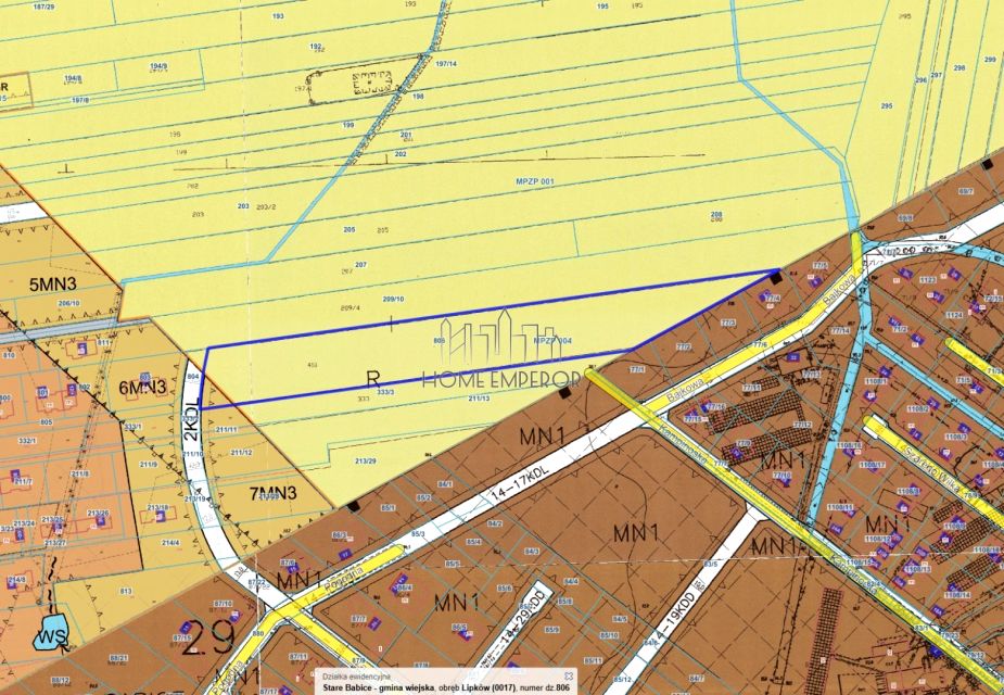 Działka budowlana Lipków