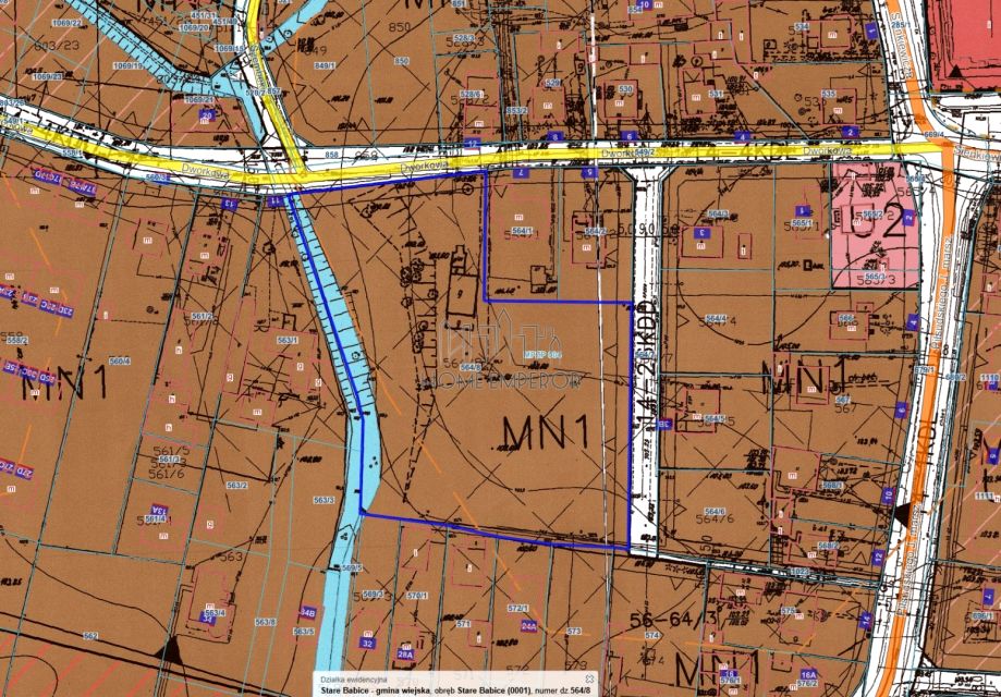 Działka usługowa Stare Babice