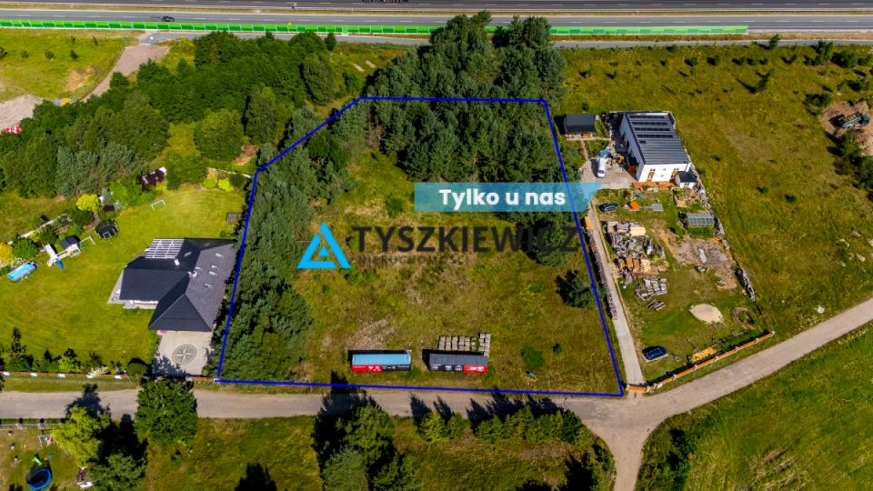 Działka usługowa Łosino