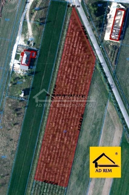 Działka budowlana Sławacinek Nowy