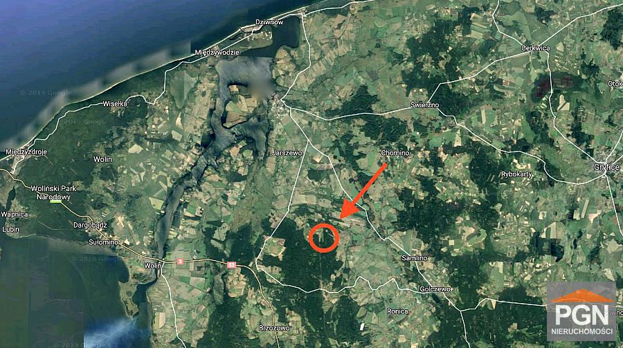 Działka rolna Stawno