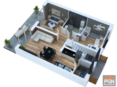 Mieszkanie przy lesie