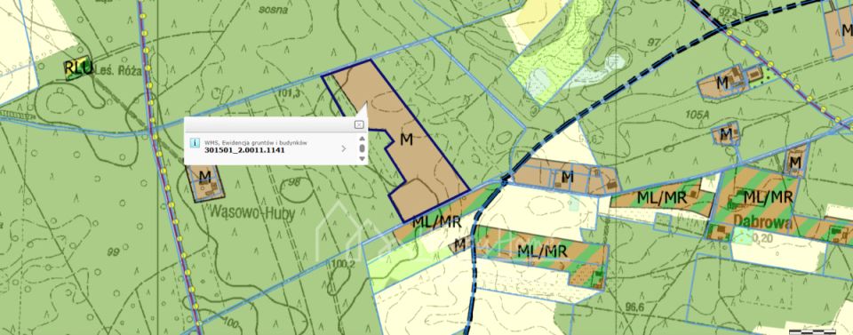 Działka inna Wąsowo